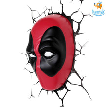 Load image into Gallery viewer, 3D Deadpool Wall Lamp