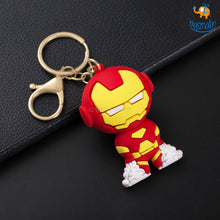 Load image into Gallery viewer, 3D Iron Man PVC Keychain