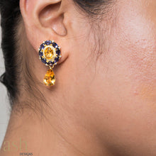 Load image into Gallery viewer, Adaya Semi-Precious Gemstone Earrings