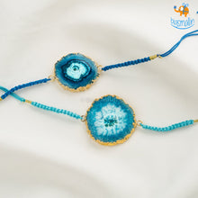 Load image into Gallery viewer, Agate Natural Stone Rakhi