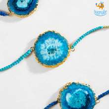 Load image into Gallery viewer, Agate Natural Stone Rakhi