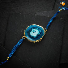 Load image into Gallery viewer, Agate Natural Stone Rakhi