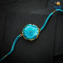 Load image into Gallery viewer, Agate Natural Stone Rakhi