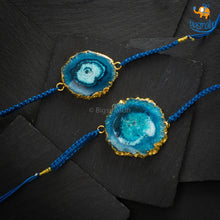Load image into Gallery viewer, Agate Natural Stone Rakhi