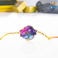 Load image into Gallery viewer, Agate and Pearls Rakhi