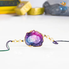 Load image into Gallery viewer, Agate and Pearls Rakhi