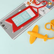 Load image into Gallery viewer, Airplane Luggage Tag