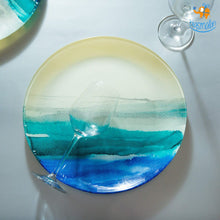 Load image into Gallery viewer, Azure Blue Artisan Large Plate