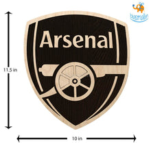 Load image into Gallery viewer, Arsenal Engraved Wooden Crest