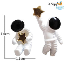 Load image into Gallery viewer, Astronaut Star Ear Studs