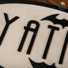 Load image into Gallery viewer, Personalized Batman Themed Nameplate | COD not available