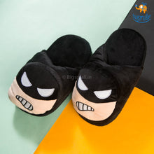 Load image into Gallery viewer, Batman Chibi Plush Slippers (Size: Up to UK 7)