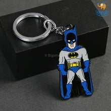 Load image into Gallery viewer, Batman Doodle Metallic Keychain