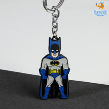 Load image into Gallery viewer, Batman Doodle Metallic Keychain