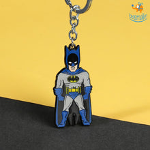 Load image into Gallery viewer, Batman Doodle Metallic Keychain