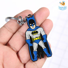 Load image into Gallery viewer, Batman Doodle Metallic Keychain