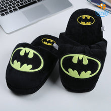 Load image into Gallery viewer, Batman Plush Slippers (UK Size 3 - 7)