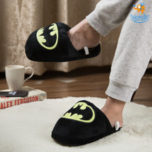 Load image into Gallery viewer, Batman Plush Slippers (UK Size 3 - 7)