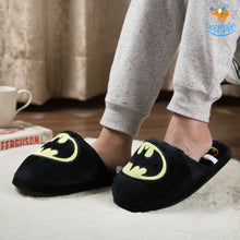 Load image into Gallery viewer, Batman Plush Slippers (UK Size 3 - 7)