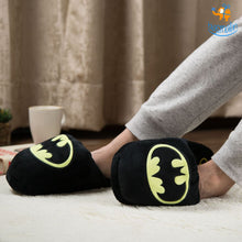 Load image into Gallery viewer, Batman Plush Slippers (UK Size 3 - 7)