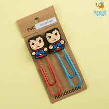 Load image into Gallery viewer, Batman v Superman Paper Clip Bookmark