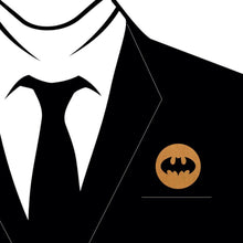 Load image into Gallery viewer, Batman Wooden Brooch
