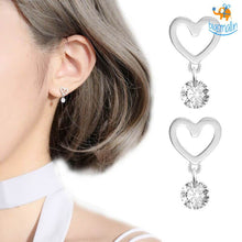 Load image into Gallery viewer, Heart Shaped Ear Studs