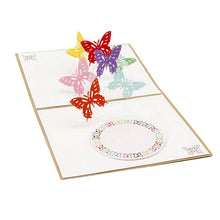 Load image into Gallery viewer, Butterfly Pop up Card