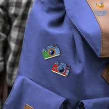 Load image into Gallery viewer, Camera Metallic Lapel Pin