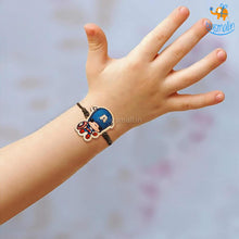 Load image into Gallery viewer, Captain America Wooden Rakhi
