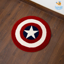 Load image into Gallery viewer, Captain America Shield Rug