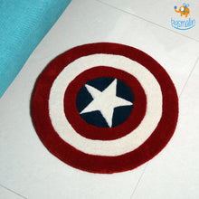 Load image into Gallery viewer, Captain America Shield Rug