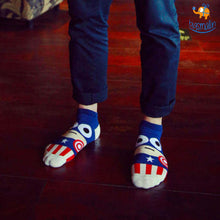 Load image into Gallery viewer, Cartoon Superhero Socks - Set of 5