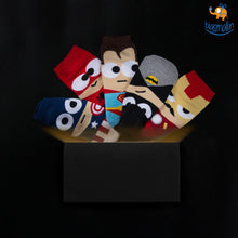 Load image into Gallery viewer, Cartoon Superhero Socks - Set of 5