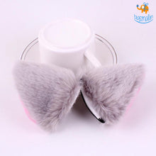 Load image into Gallery viewer, Cat Ear Hair Pins With Bells - Set of 2