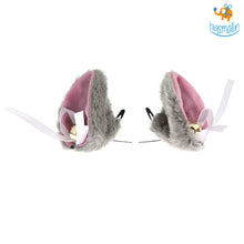 Load image into Gallery viewer, Cat Ear Hair Pins With Bells - Set of 2