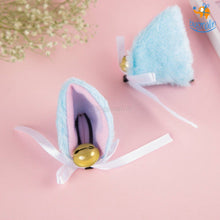 Load image into Gallery viewer, Cat Ear Hair Pins With Bells - Set of 2