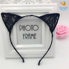 Load image into Gallery viewer, Cat Ears Knitted Head Band