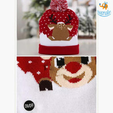 Load image into Gallery viewer, Christmas Cap With LED Lights