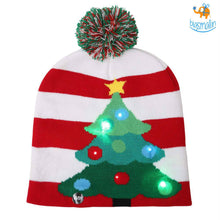 Load image into Gallery viewer, Christmas Cap With LED Lights
