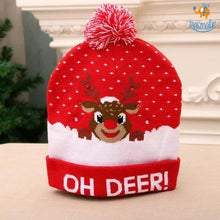 Load image into Gallery viewer, Christmas Cap With LED Lights
