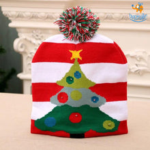 Load image into Gallery viewer, Christmas Cap With LED Lights