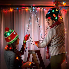 Load image into Gallery viewer, Christmas Cap With LED Lights