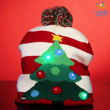 Load image into Gallery viewer, Christmas Cap With LED Lights