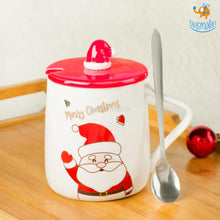 Load image into Gallery viewer, Christmas Mug With Lid & Spoon