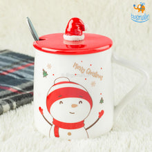 Load image into Gallery viewer, Christmas Mug With Lid & Spoon