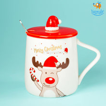 Load image into Gallery viewer, Christmas Mug With Lid & Spoon