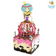 Load image into Gallery viewer, DIY Music Box Wooden Puzzle - Princess