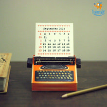 Load image into Gallery viewer, DIY Typewriter Calendar 2020 & 2021