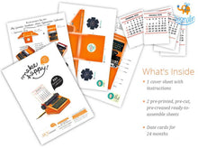 Load image into Gallery viewer, DIY Typewriter Calendar 2020 & 2021